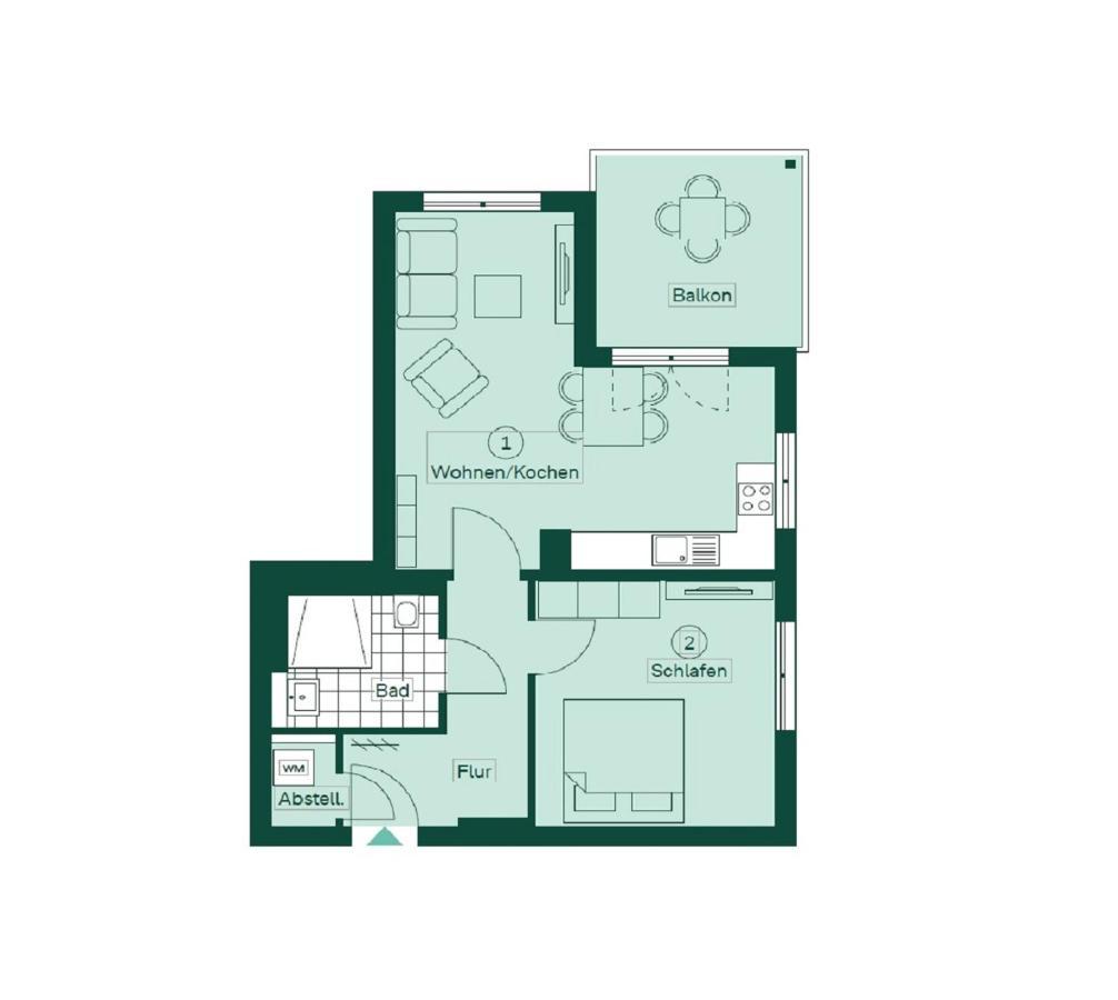 Apartment "Kiefernblick" - Haffresidenz Garz  ภายนอก รูปภาพ